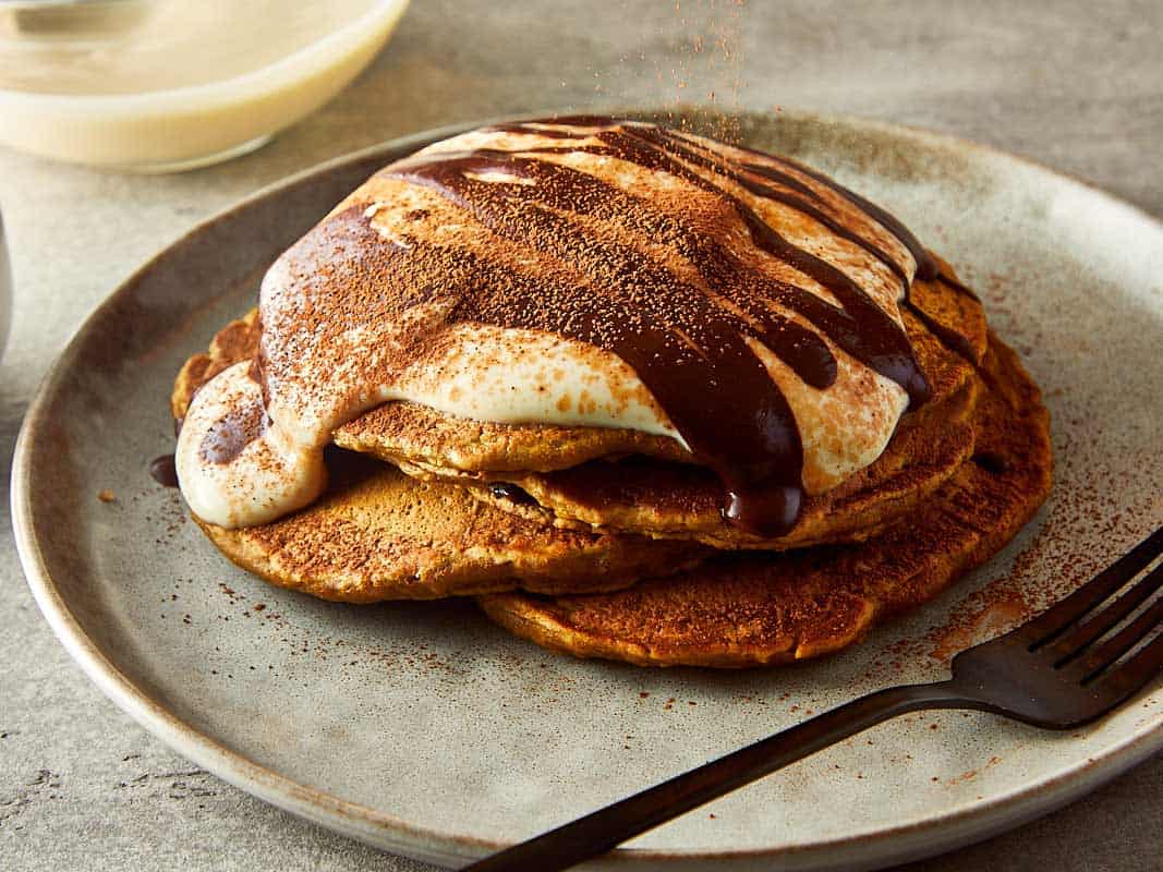 Positano Inspired: Fluffy Cappuccino Pancakes with Nescafe Gold